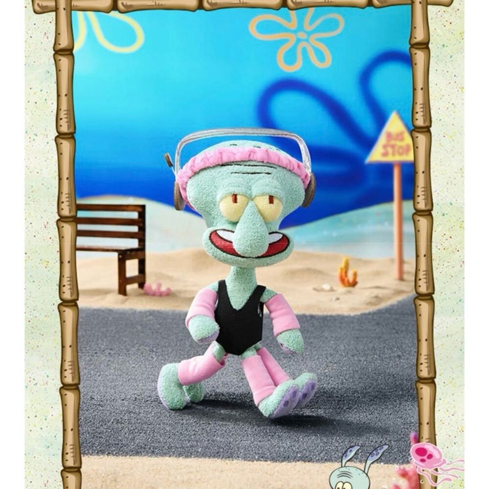A Day in the Life of Squidward Plush Pendant- Fitness Time